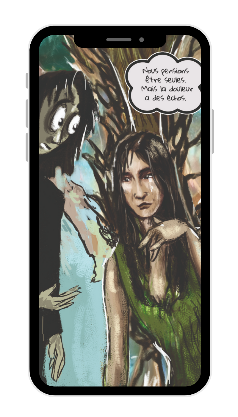 Dessin initial de Nina avant modification